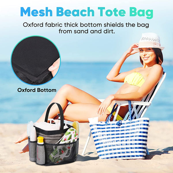 Mesh Shower Caddy Portable for College Dorm Room Essentials, Shower Caddy Dorm with 9-Pocket Large Capacity for Beach, Swimming, Gym, Camping, Travel Essentials