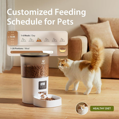 Customised feeding schedule of up to six meals a day